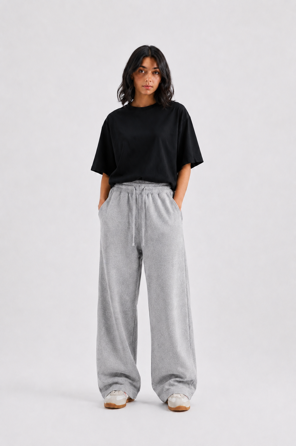 Wide leg trousers