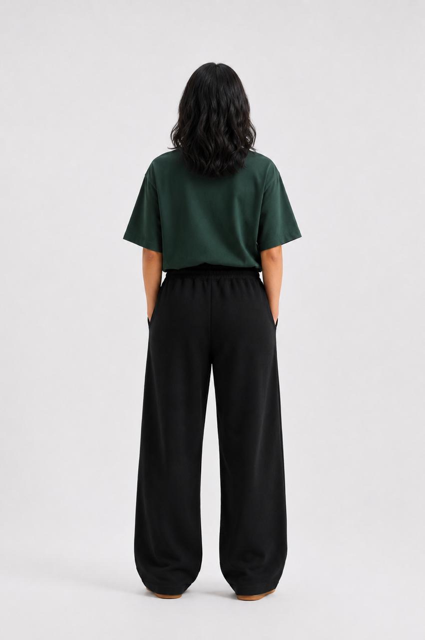 Wide leg trousers